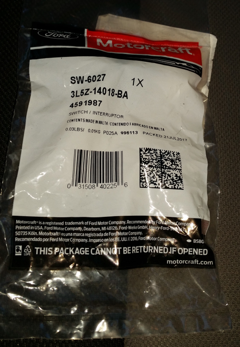 SW-6027 3L5Z-14018-BA